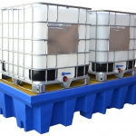 Double IBC Bunded Spill Pallet